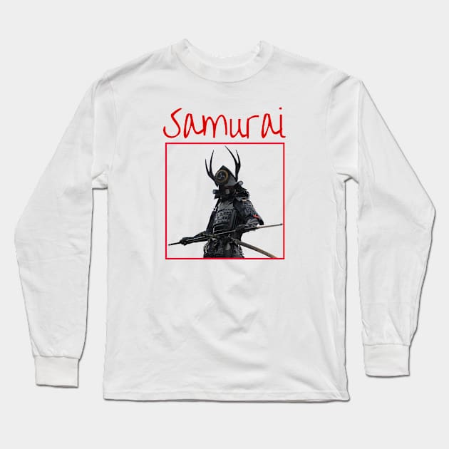 Samurai Long Sleeve T-Shirt by JunniePL